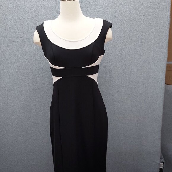 Maggy London Dresses & Skirts - Maggy London Slimming Colorblock Sheath Dress Size 8